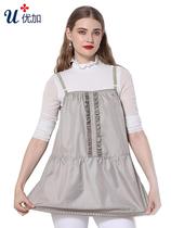 l uber plus radiant clothing anti-pregnancy maternity dress samsary silver fiber harness back disgruntled breathable and comfortable