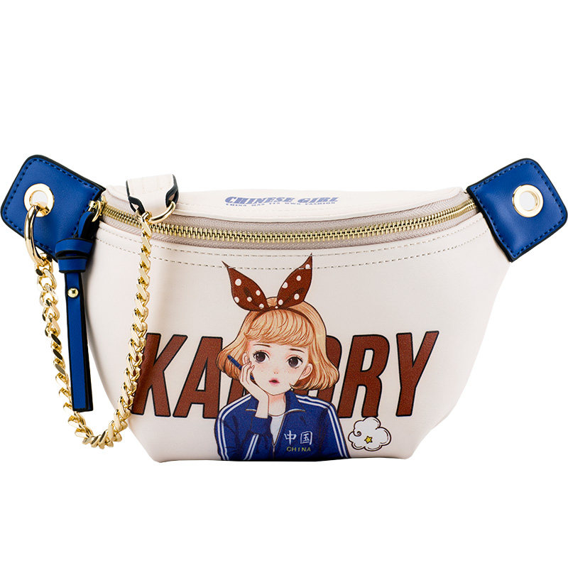 凯美源女斜跨百搭链条国潮小包包 凯美源女士包袋