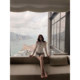 SourceWithU100 ຝ້າຍ cardigan suspender ຊຸດ