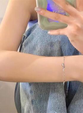 S925纯银郁金香手链小众设计感