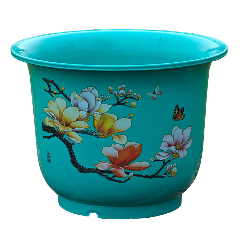 玉兰花盆新款仿陶瓷加厚耐用大号塑料简约家用客厅阳台绿植花卉盆,淘宝优惠券,粉丝福利购,淘宝优惠卷