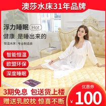 Aussie Brands Home Thermostatic Water Cool Mat Luxury Water Bed Twin Beds Seniors Heat Therapy Massage Heated Water Bed Import