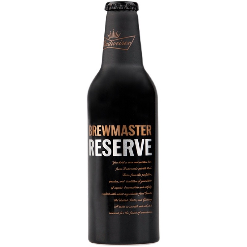 【Budweiser百威大师铝瓶】臻藏355ml*24瓶整箱黄啤精酿铝罐啤酒