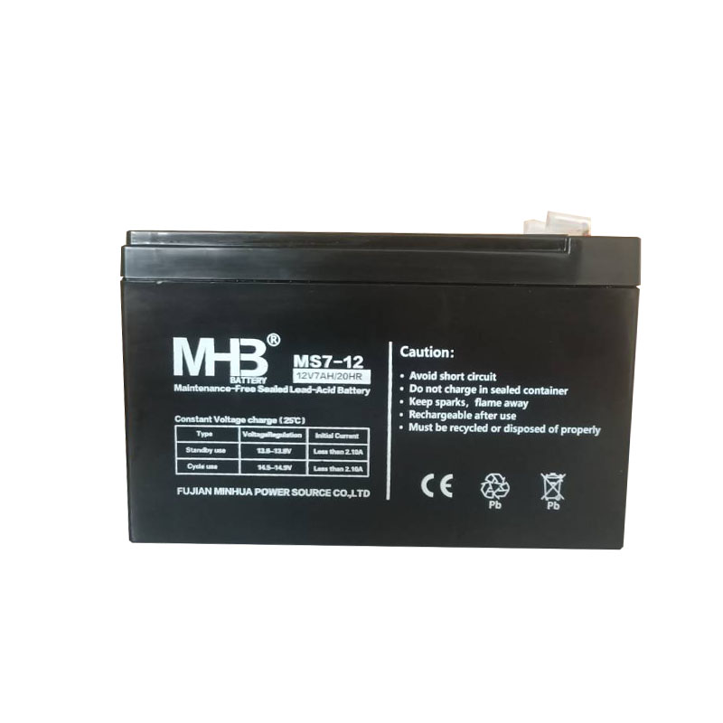 MHB闽华蓄电池12V7AH 免维护MS7-12 监控 门禁通力 电梯应急电源 - 图3