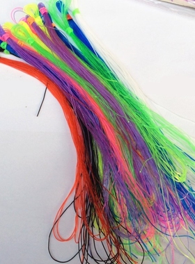 小时候透明编织女生编制手链玻璃水晶丝带龙虾塑胶实芯线绳子