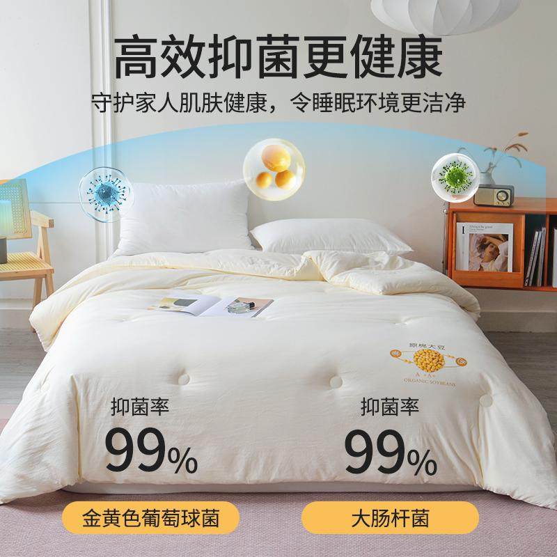 大豆纤维被子加厚保暖冬被全棉被被芯春秋被四季通用宿舍单人学生,淘宝优惠券,粉丝福利购,淘宝优惠卷