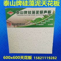 Taishan Decoration Gypsum Board Silicon Algae Mud Sound Absorbing Ceiling Ceiling mineral wool board 600x600 full of starred hair caterpillars