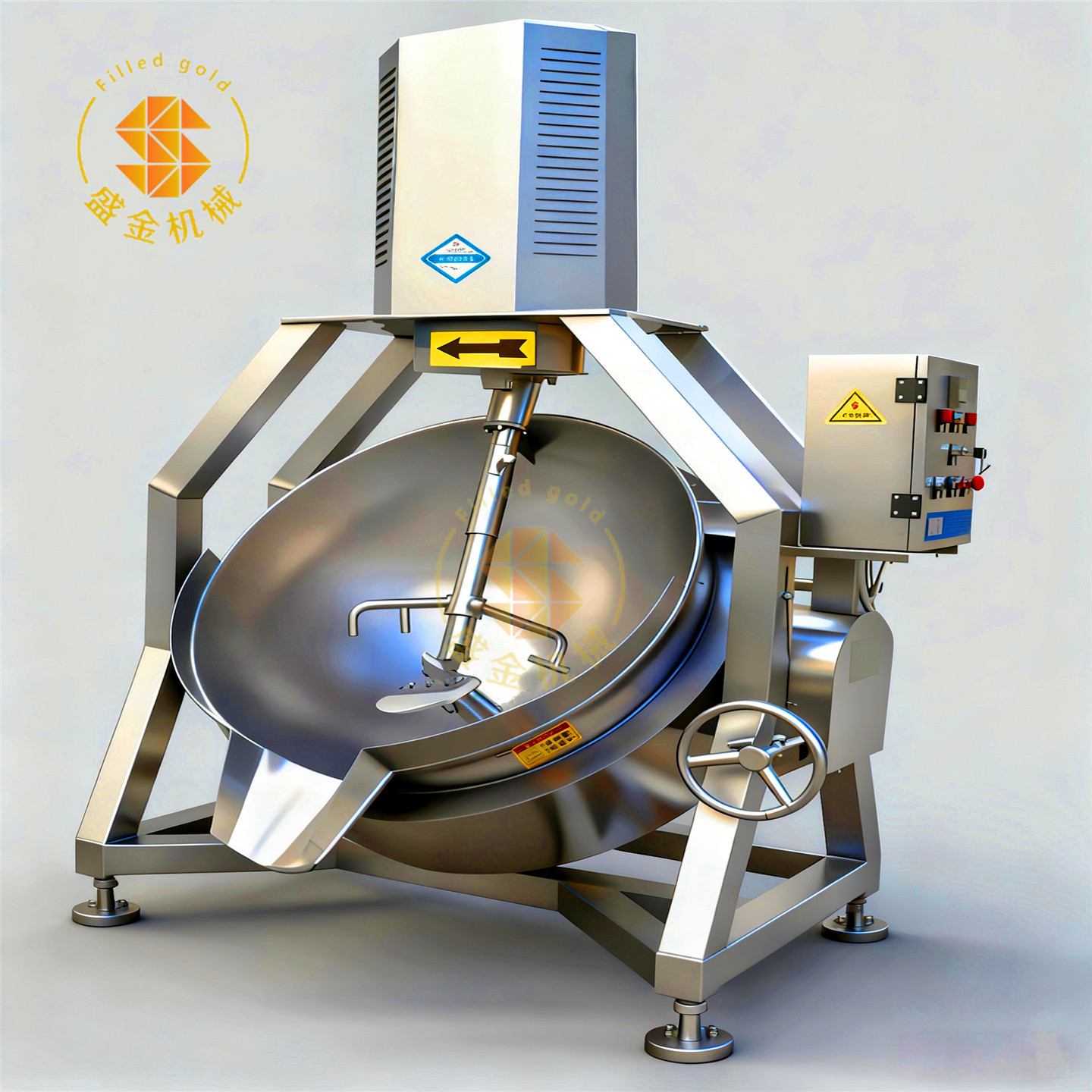 全自动行星搅拌炒锅火锅底料炒料机电动炒菜熬酱锅肉馅臊子电炒锅,淘宝优惠券,粉丝福利购,淘宝优惠卷