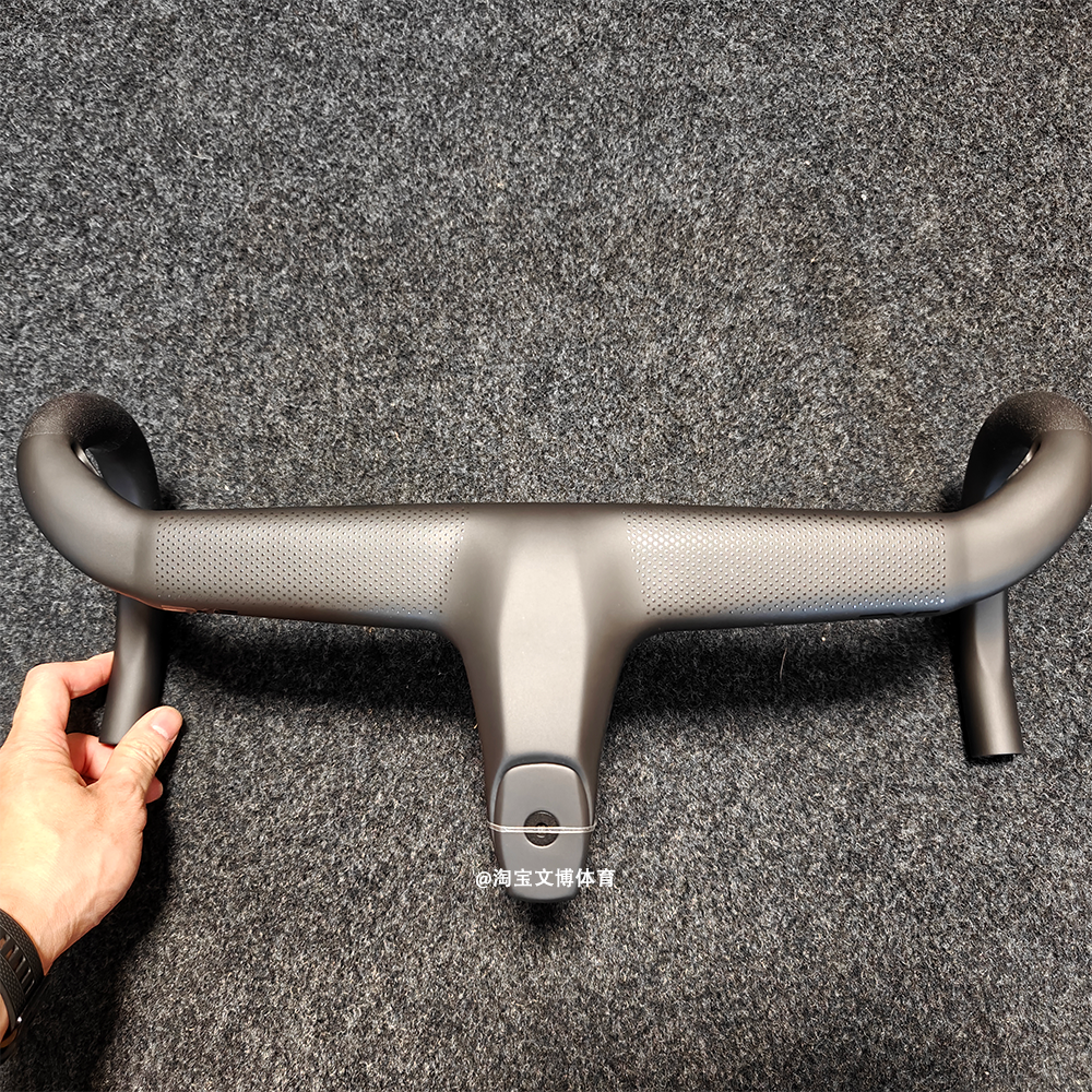 EXS一体把 轻量化公路车碳纤维弯把破风车把超轻气动小弯把把带 - 图1