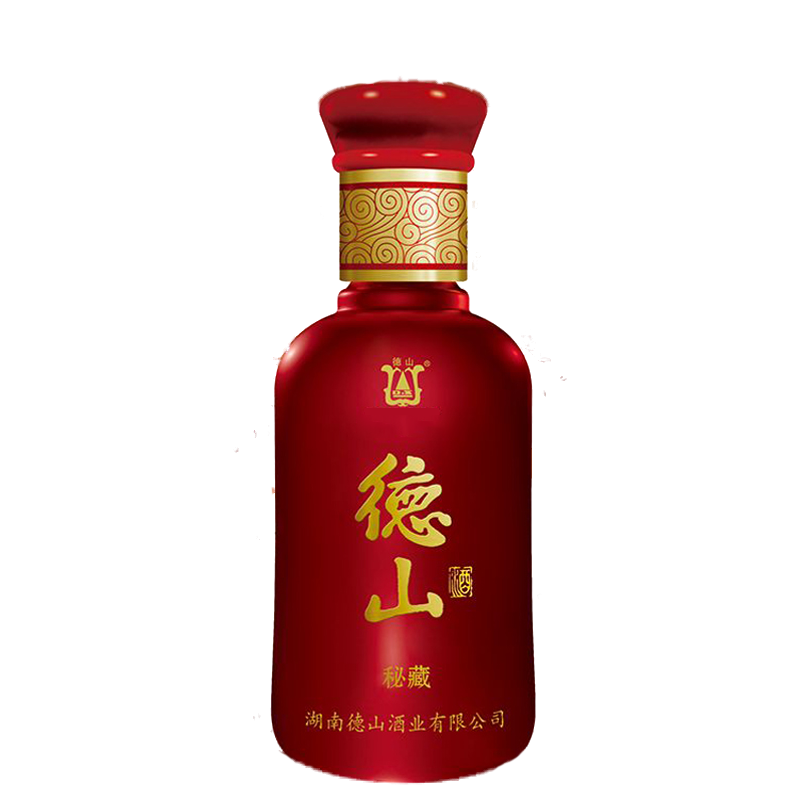 湖南德山酒秘藏德山小秘纯粮食酿造46度浓香型100ml*12小瓶整箱装 - 图2