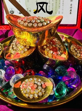 和合｜北京流通处瓷镀金碗摆件家用供奉小金碗贡饭碗招财聚财