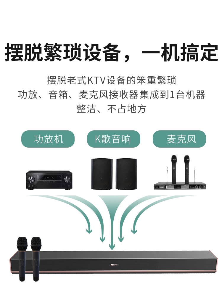 友唱家庭ktv一体机点歌机套装音响 友唱KTV/卡拉OK音箱