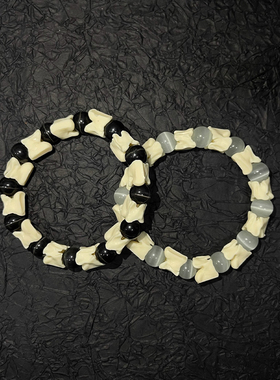 仿蛇骨猫眼石手串手链男女同款