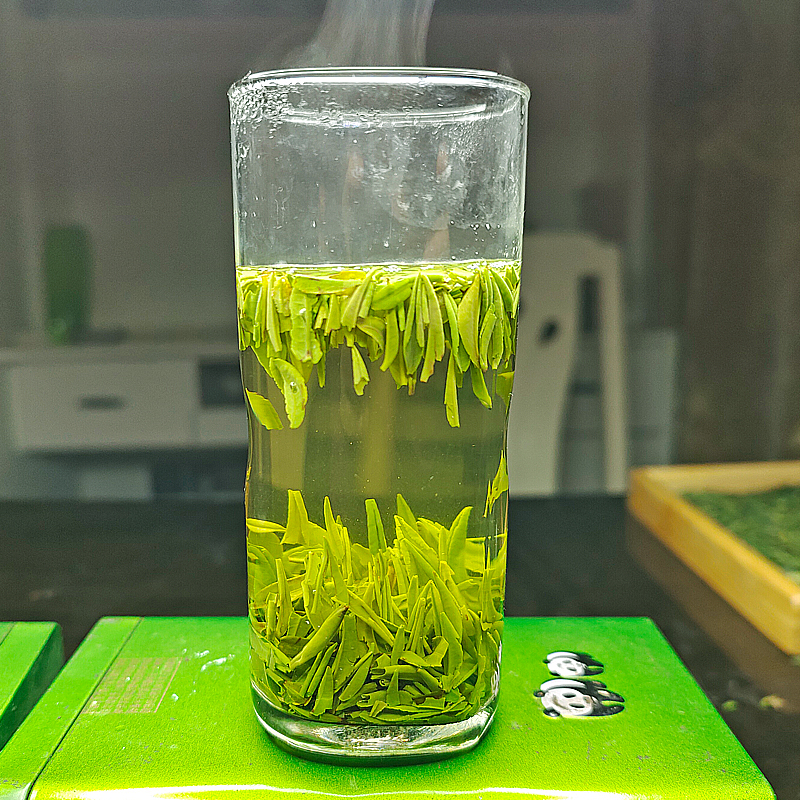 2024年新茶雀舌碎茶片特级四川峨眉山明前高山早春绿茶500g散装 - 图1