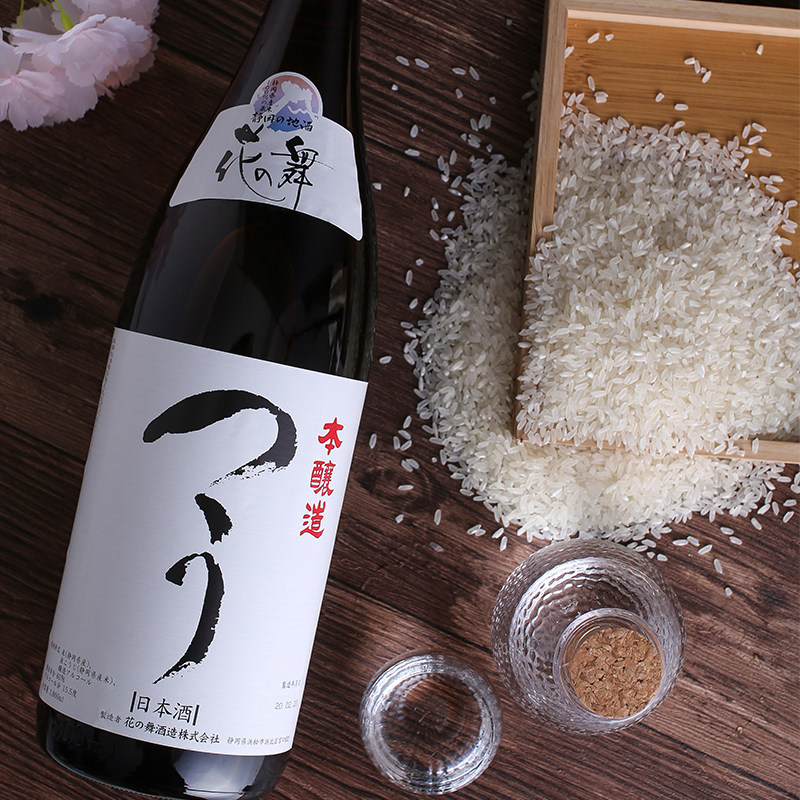 日本进口 花の舞 静冈县产米 本酿造清酒 1800mL+多款日本酒任选720mL 下单折后¥189包邮包税