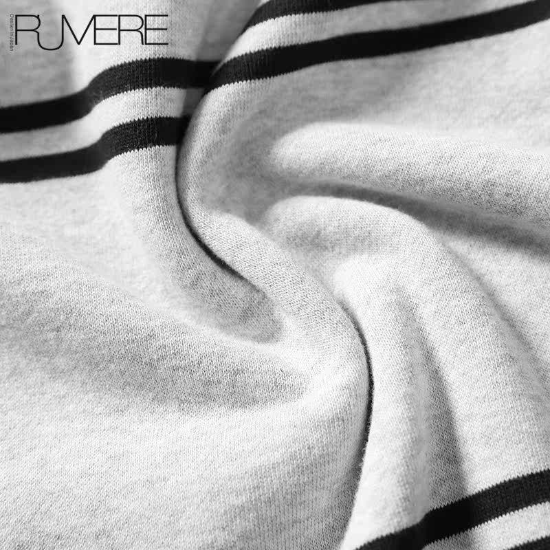 戎美【WT0325702】经典海魂衫时尚自在舒适 内抓绒条纹长袖卫衣,淘宝优惠券,粉丝福利购,淘宝优惠卷