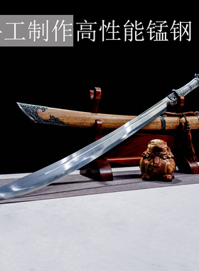 龙泉辉月绣春刀高锰钢宝剑未开刃