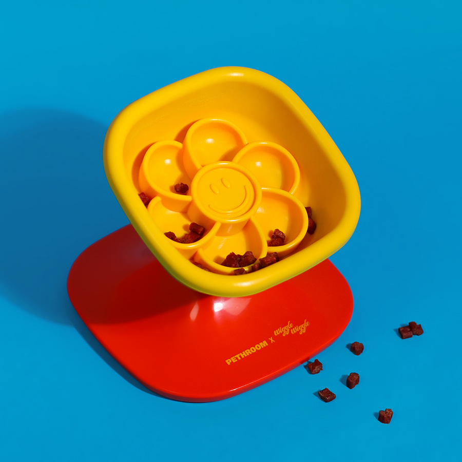 韩国代购PETHROOM联名宠物碗可调节喂食碗护颈猫狗食盆 - 图1