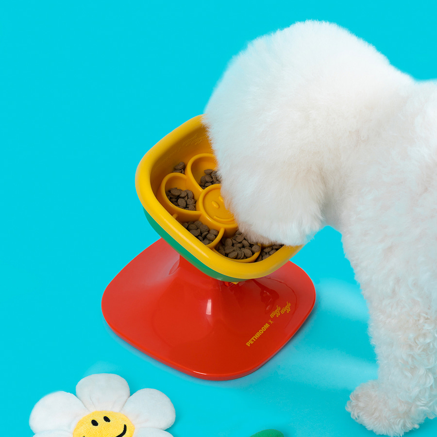 韩国代购PETHROOM联名宠物碗可调节喂食碗护颈猫狗食盆 - 图3