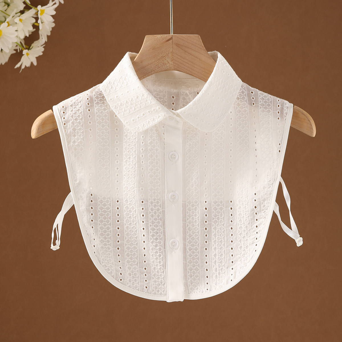 新款秋冬假领子女百搭立领假领毛衣装饰领荷叶边假衣领绣花领镂空,淘宝优惠券,粉丝福利购,淘宝优惠卷