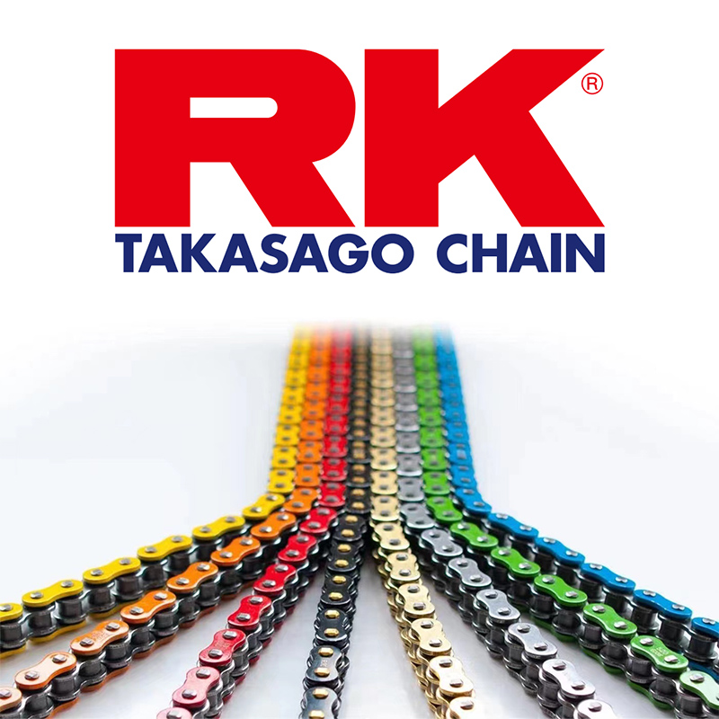 RK链条 525 520 ZXW XRE XSO 黑金 彩色油封摩托车链条杜卡迪川崎 - 图0