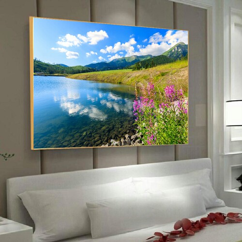 卧室主卧房间装饰画床头挂画温馨风景客厅墙画现代简约背景墙壁画 - 图3