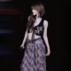 Zhao Lusi Rosy halter neck suspender skirt plaid
