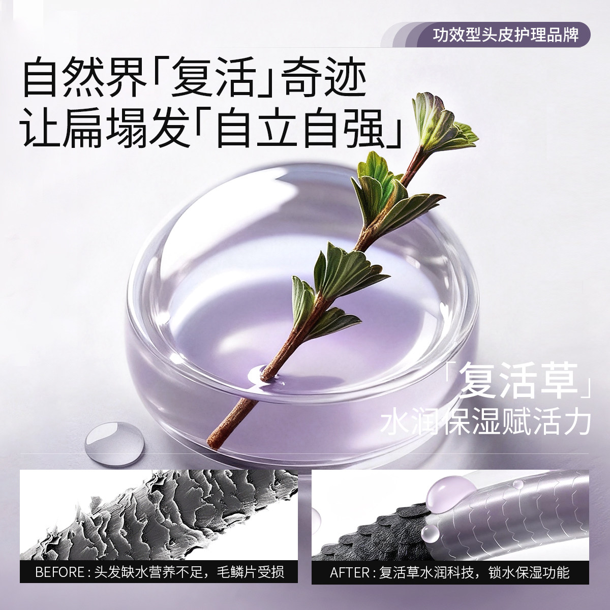 Roye若也蓬松发膜护发膜干枯补水顺滑干枯染烫受损修护养发护发素,淘宝优惠券,粉丝福利购,淘宝优惠卷