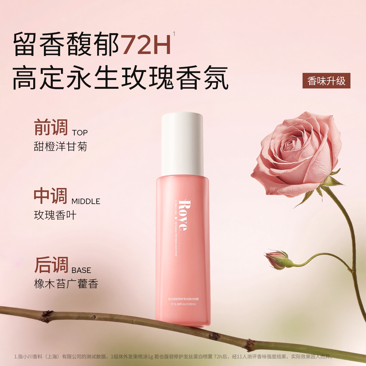 Roye若也角蛋白免洗发膜喷雾护发精油女干枯防毛躁柔顺染烫受损