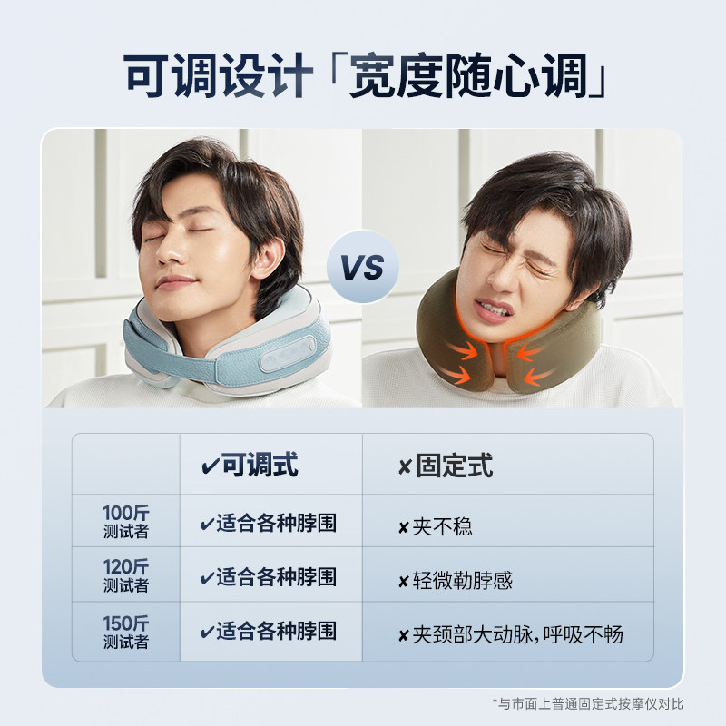 象术N2肩颈按摩仪颈椎按摩器腰部背部颈部斜方肌枕热敷生日礼物