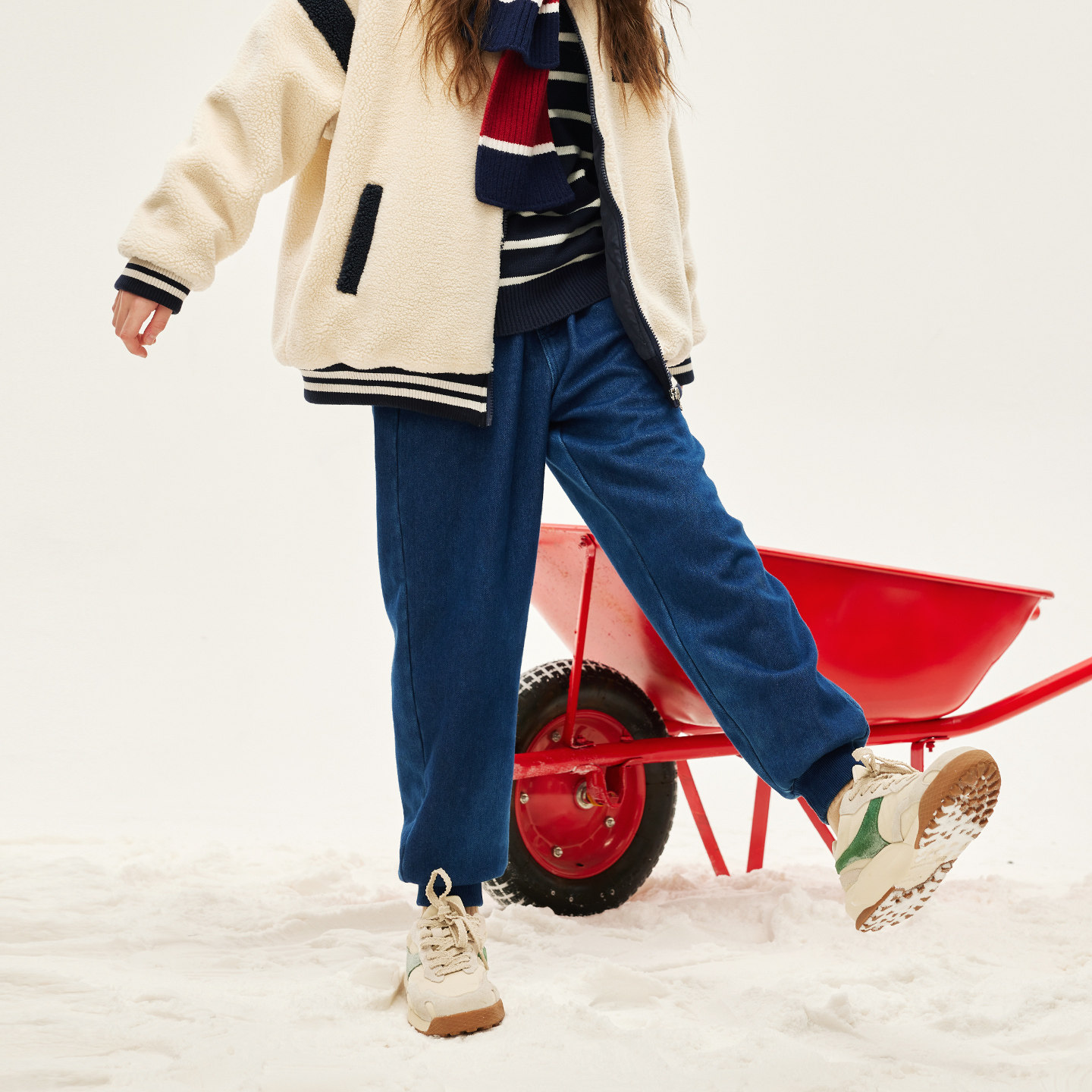 NAUTICA/诺帝卡童装 男女童束脚裤加绒长裤春秋季儿童美式复古,淘宝优惠券,粉丝福利购,淘宝优惠卷