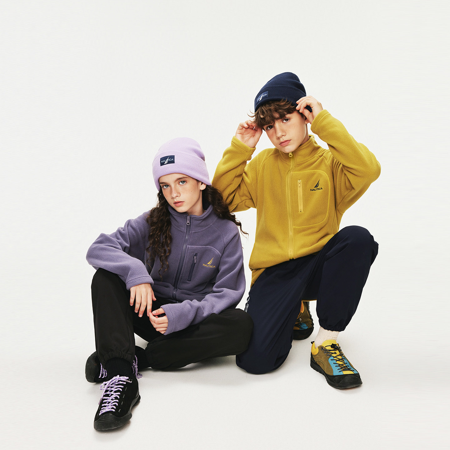 NAUTICA童装男童女童抓绒立领外套儿童春秋季摇粒绒外套,淘宝优惠券,粉丝福利购,淘宝优惠卷