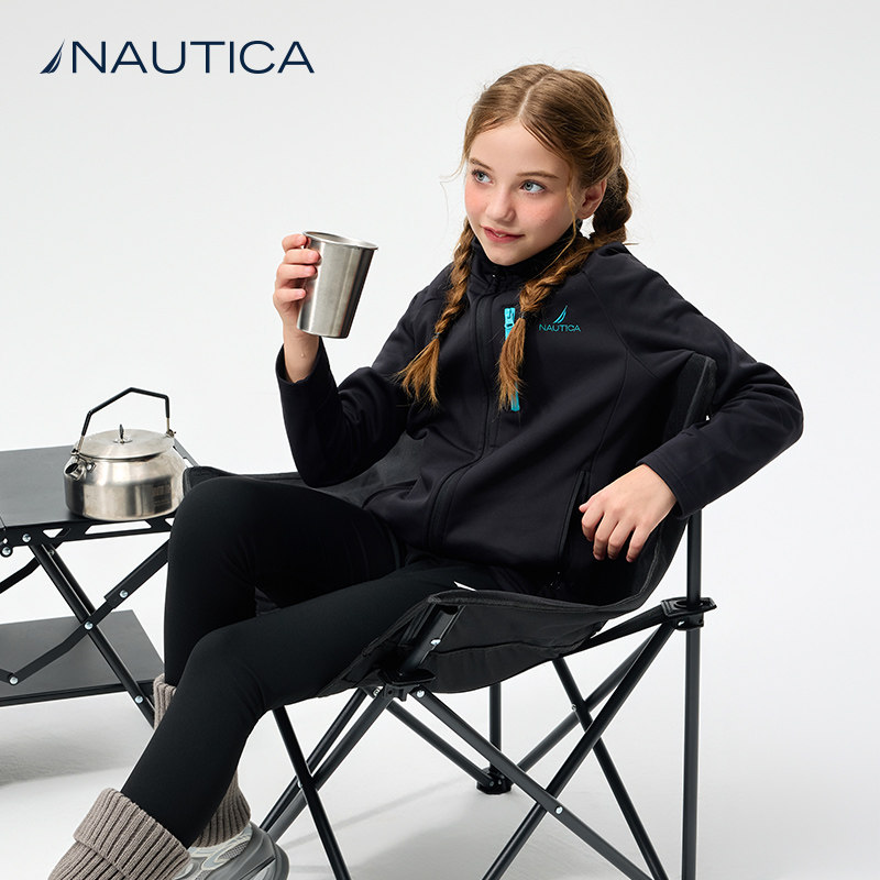 NAUTICA/诺帝卡童装男童女童户外经典抓绒衣秋冬季儿童摇粒绒外套,淘宝优惠券,粉丝福利购,淘宝优惠卷