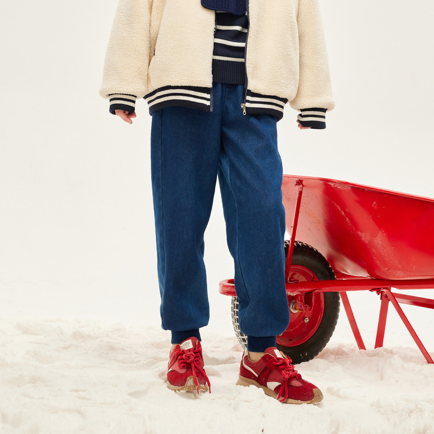 NAUTICA/诺帝卡童装 男女童束脚裤加绒长裤春秋季儿童美式复古,淘宝优惠券,粉丝福利购,淘宝优惠卷