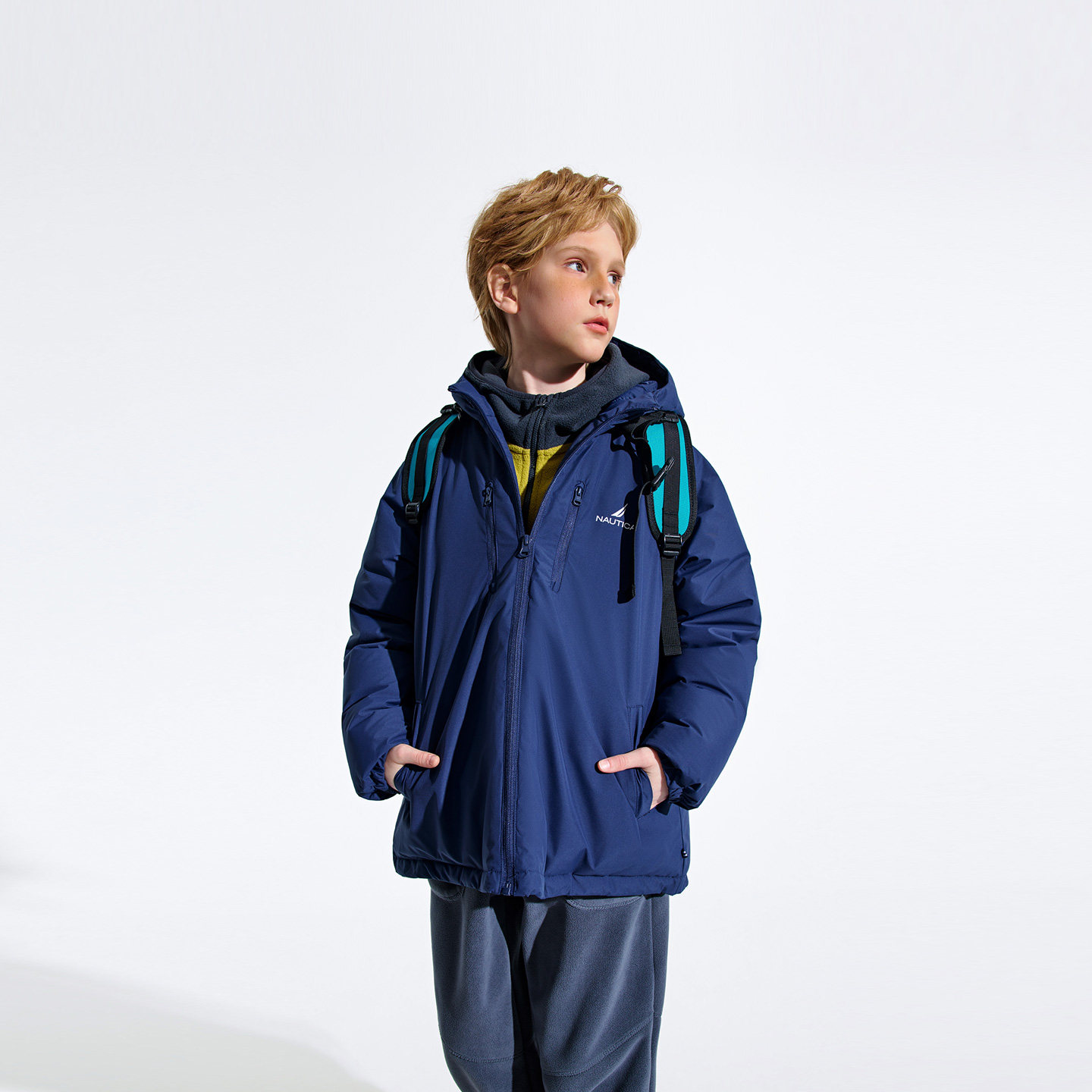 【高蓬云盾】NAUTICA童装 男女童羽绒服秋冬季儿童外套大童面包服,淘宝优惠券,粉丝福利购,淘宝优惠卷