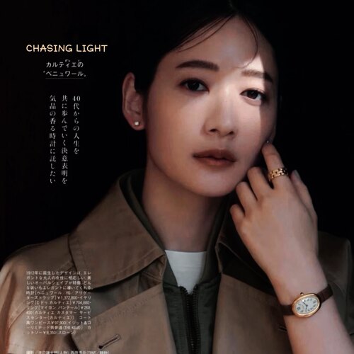 CHASING LIGHT手表女ins风简约气质女表卡布奇诺色 - 图3