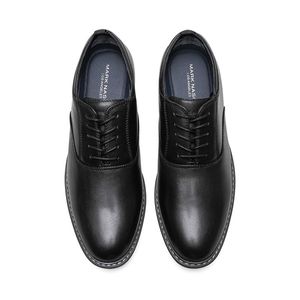 Skechers斯凯奇男鞋2021新款真皮鞋官方旗舰时尚商务鞋正装皮鞋