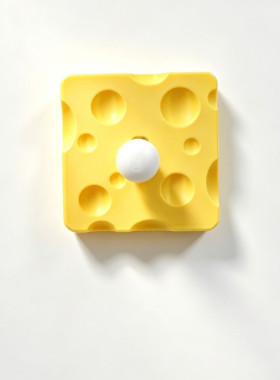 趣味奶酪摇杆开关面板贴3D打印