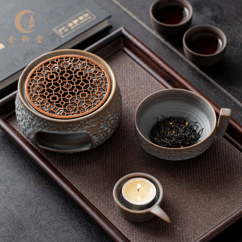 复古温茶炉炒茶底座中式功夫茶具茶道暖茶炉蜡烛加热炉保温恒温器,淘宝优惠券,粉丝福利购,淘宝优惠卷