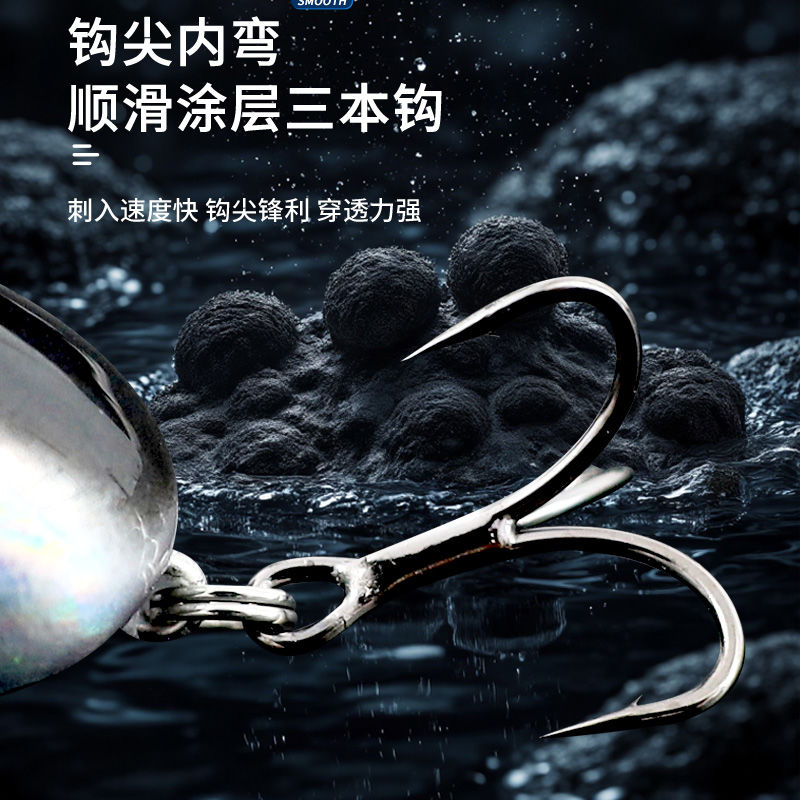 风鲨微物摇滚小胖子CC60米诺假饵缓沉沉水钓鲈鱼马口翘嘴通杀鱼饵 - 图1