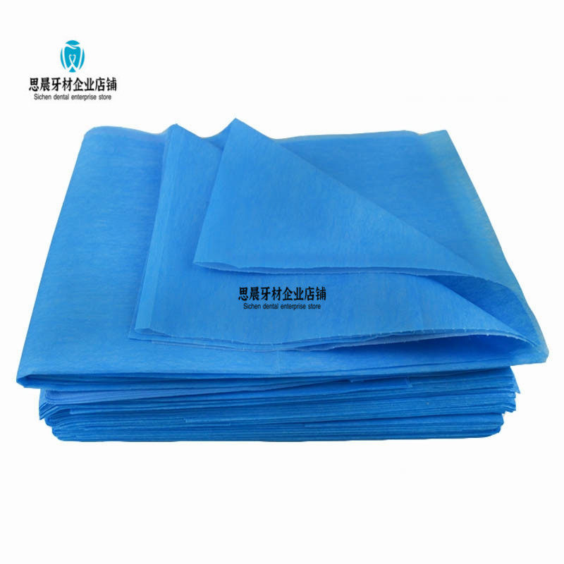 牙科一次性手术铺巾蓝色中单口腔医用无菌桌台布工作台护铺垫包邮,淘宝优惠券,粉丝福利购,淘宝优惠卷