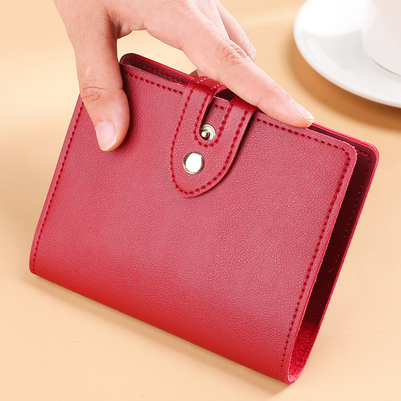 小巧放女式钱包一体高档卡套装卡袋 仙施箱包卡包