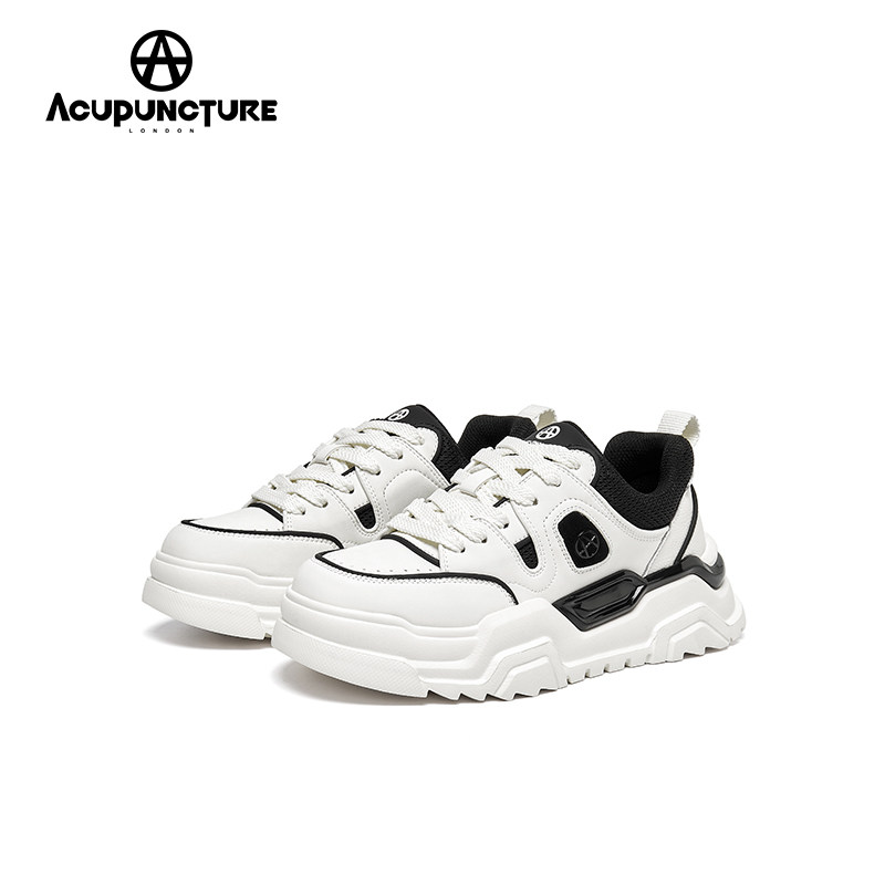 ACUPUNCTURE/爱克佩特圈A百搭厚底休闲板鞋2026春新品运动小白鞋,淘宝优惠券,粉丝福利购,淘宝优惠卷