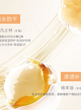 新款 绵羊油白润秋冬补水保湿防干学生口红打底唇膏厂家