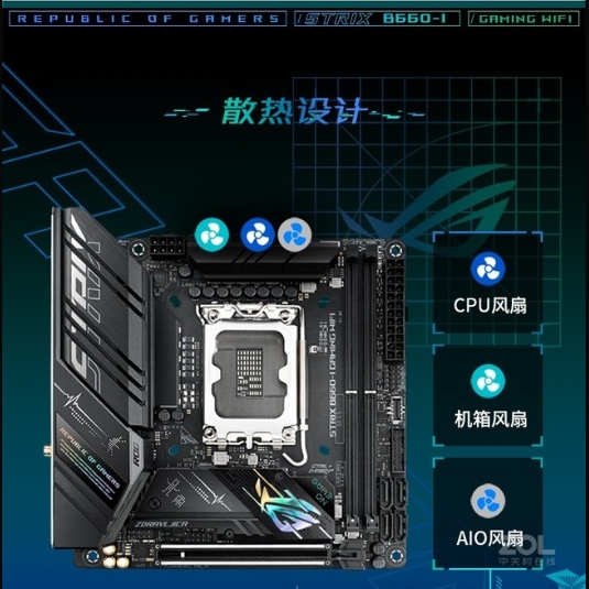 Asus/华硕 ROG STRIX B660-I GAMING WIFI台式机游戏主板全新国-图0