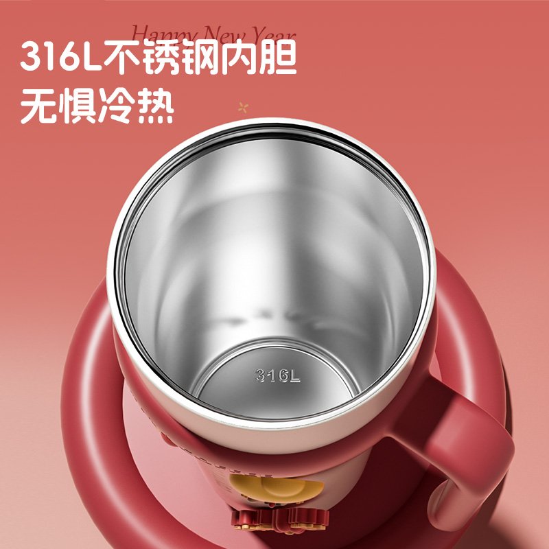 COSTA王星越巨无霸办公暴富幸运杯大容量保温杯女高颜值吸管水杯