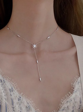 八芒星项链轻奢小众高级感锁骨链