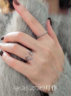 轻奢高级感精致食指戒小众设计