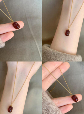 新中式貔貅吊坠项链女高级感轻奢