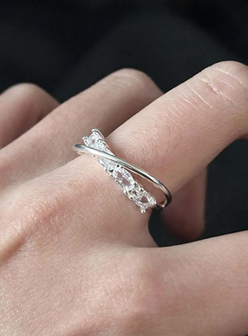 高级感简约时尚气质百搭食指戒